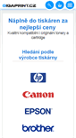 Mobile Screenshot of gigaprint.cz